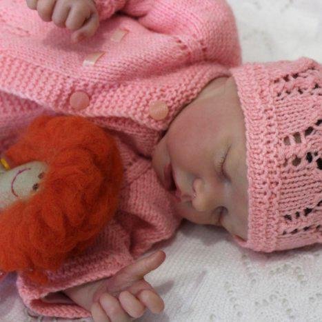 [Last-Minute Gift] 12'' Real Lifelike Halle Handmade Closed Eyes High-quality Realisitc Reborn Baby Doll Girl By Dollreborns®