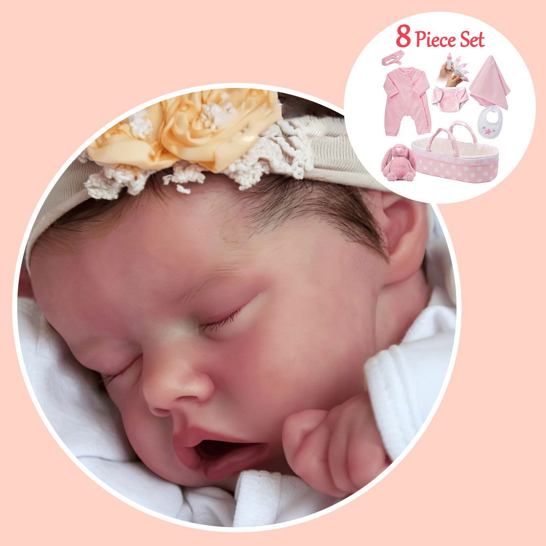 [Special Discount]12'' Realistic Asleep Beautiful Affordable Lifelike Reborn Baby Girl Ruth By Dollreborns®