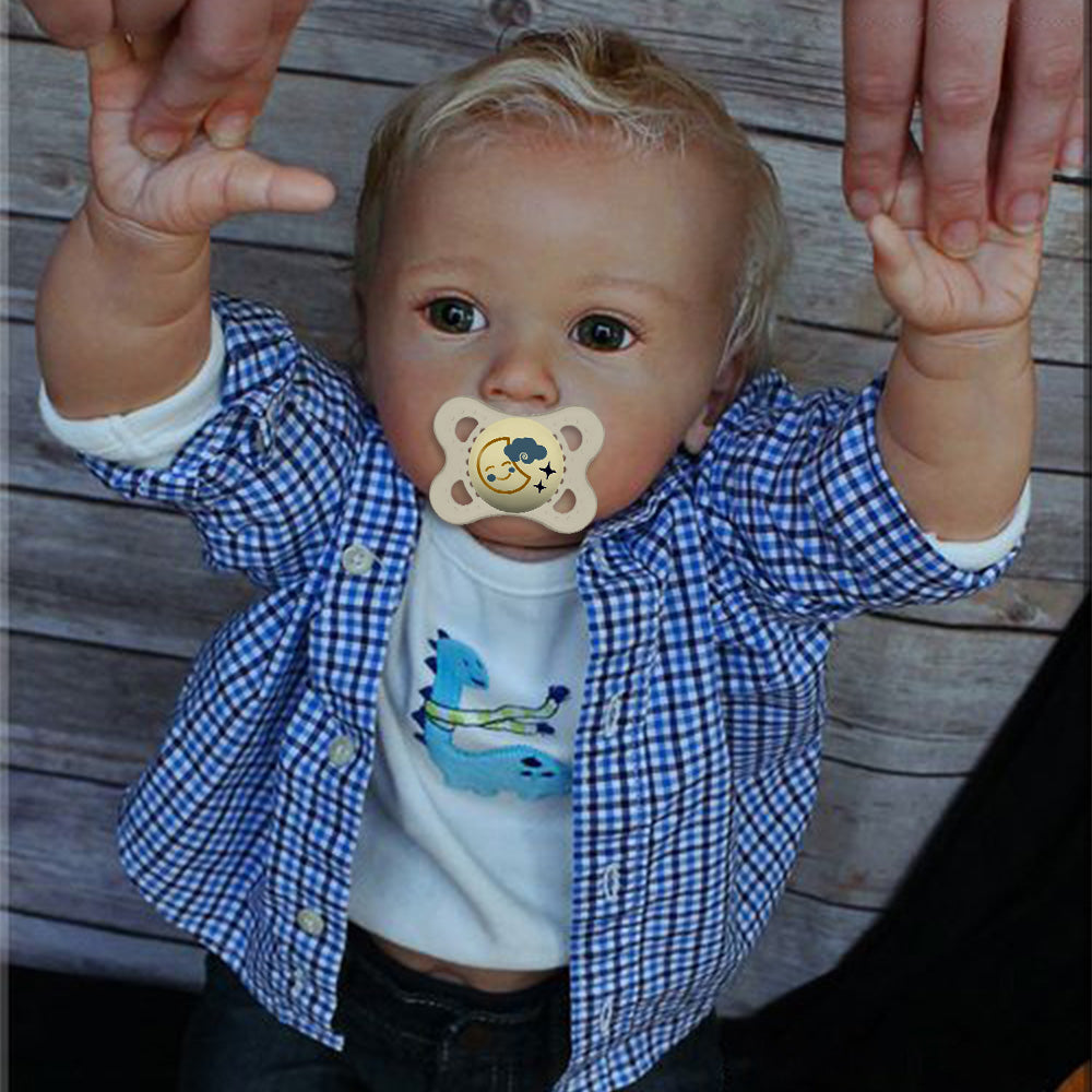 20" Reborn Baby Boy Doll With Blonde Hair,Toddler Boy Named Avery