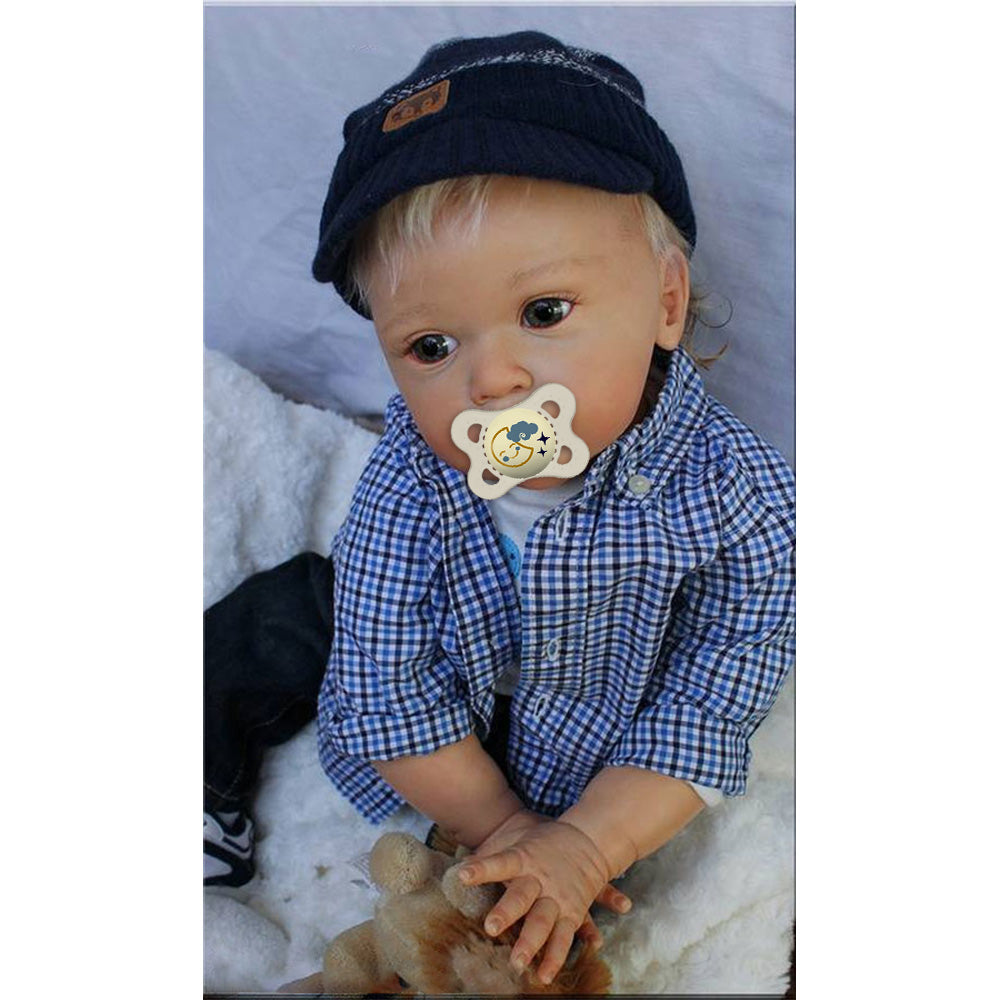 20" Reborn Baby Boy Doll With Blonde Hair,Toddler Boy Named Avery