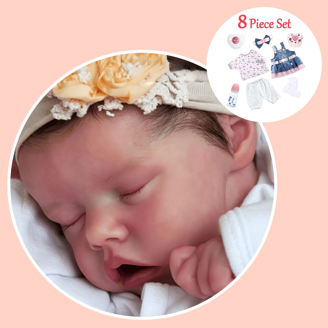 [Special Discount]12'' Realistic Asleep Beautiful Affordable Lifelike Reborn Baby Girl Ruth By Dollreborns®